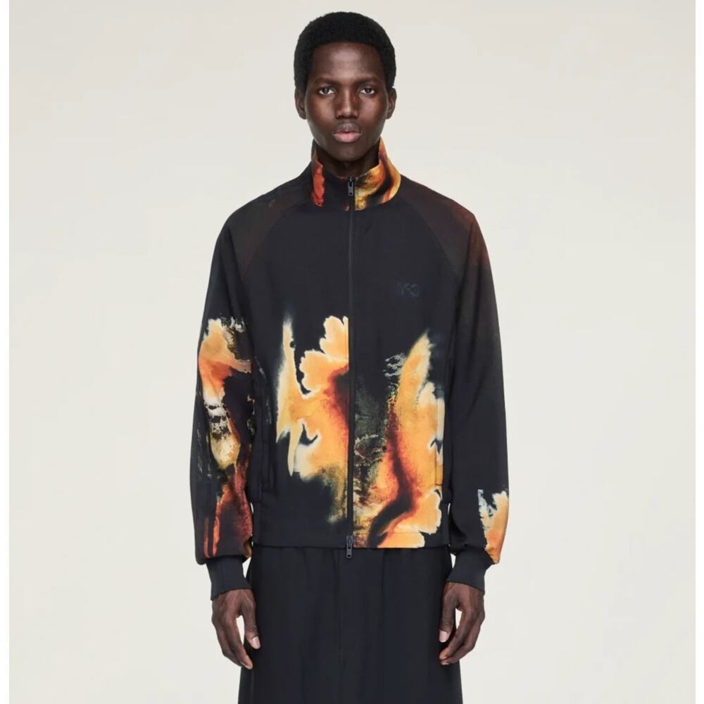 Y-3 x Adidas KA9622 Amber Graphic 3-Stripes Track Jacket Size XS